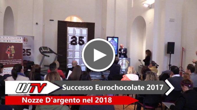 Eurochocolate 2017 in crescita, nel 2018 saranno nozze d'argento