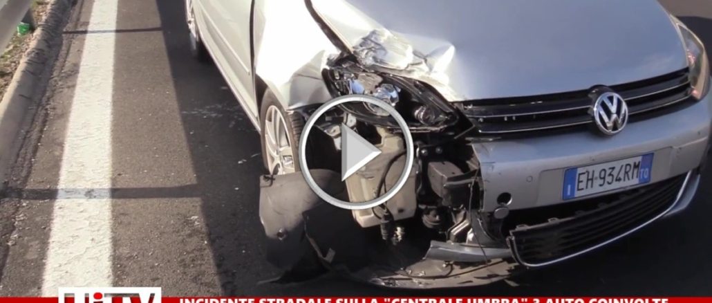 Incidente stradale su 75 Centrale Umbra a Bastia, nessun ferito ma strada bloccata