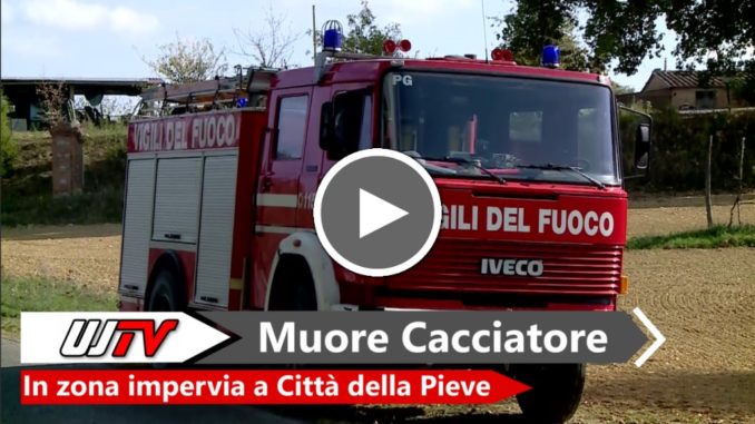 Città della Pieve, cacciatore cade in una scarpata e muore