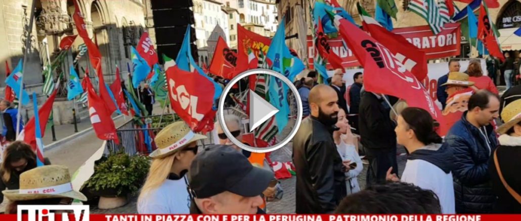 Tutti in piazza, #iodidendolaperugina, patrimonio di tutta la regione