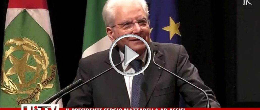 Assisi, Sergio Mattarella al Lyrick, occorre impegno generale per prevenzione