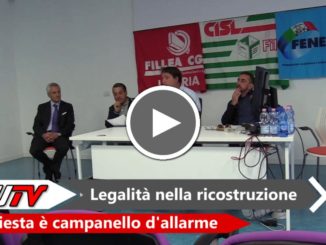 Ricostruzione, per sindacati inchiesta Napoli è campanello d'allarme