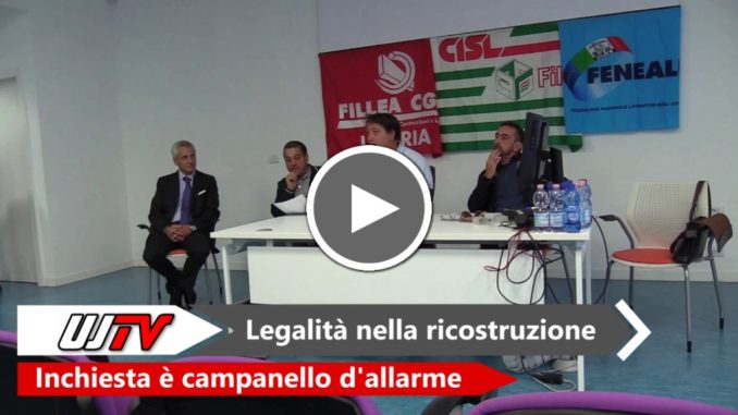 Ricostruzione, per sindacati inchiesta Napoli è campanello d'allarme