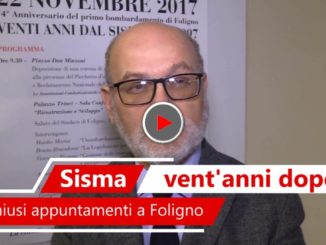 Terremoto vent'anni dopo, la ricostruzione del '97, intervista Alfiero Moretti