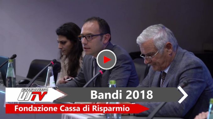 Al via i contributi della Fondazione Cassa di Risparmio di Perugia