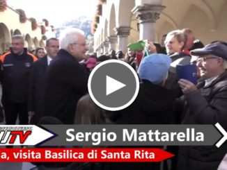 Presidente Sergio Mattarella ha visitato la Basilica di Santa Rita da Cascia