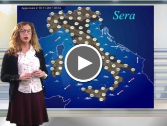 Meteo 11 Novembre 2017, instabile al sud Italia con piogge e temporali