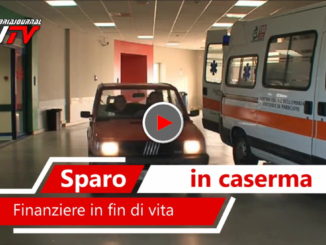 Finanziere in fin di vita per colpo di pistola sparato dal collega