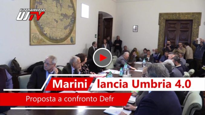 Marini lancia al Defr Cantiere Umbria 4.0, intervista con la Presidente