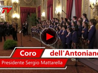 Il coro dell'Antoniano di Bologna canta per il Presidente Mattarella, video delle canzoni Zecchino d'Oro
