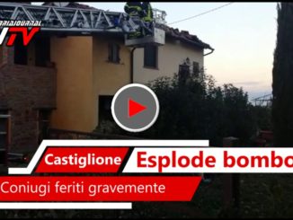 Esplode bombola di gas a Castiglione del Lago, coniugi feriti
