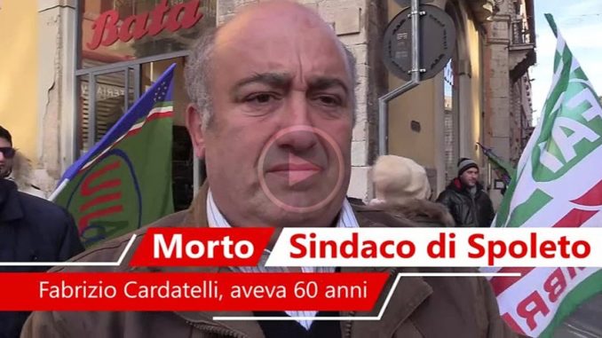 Il video di Fabrizio Cardarelli, sindaco di Spoleto, morto il 10 dicembre del 2017