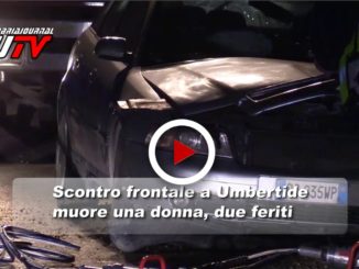 Incidente a Umbertide, muore anziana, anche due feriti nel frontale tra due auto