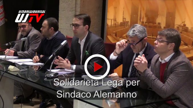 La solidarietà della Lega Umbria per sindaco di Norcia, Nicola Alemanno, il video