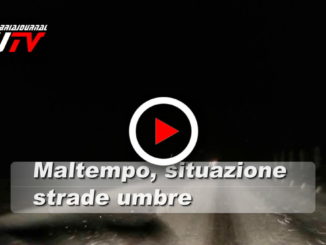 Anas, maltempo Centro Italia, il video della situazione in Umbria