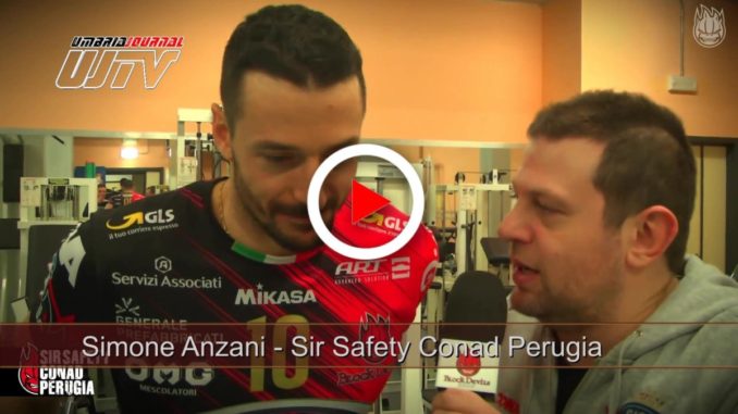 Sir Safety Conad Perugia, Simone Anzani, contentissimo della vittoria