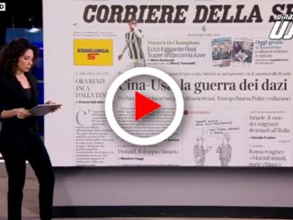 La guerra dei dazi, coppia tra Usa e Cina, rassegna stampa nazionale