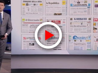La rassegna stampa nazionale dei quotidiani di giovedì 12 aprile