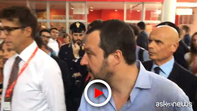 Salvini al Salone del Mobile: voglio governo con M5S, no al Pd