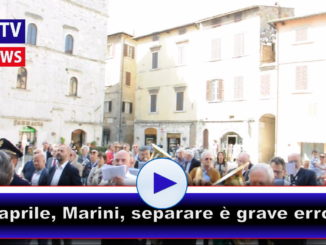 Catiuscia Marini "bacchetta" il sindaco di Todi, video della partecipazione