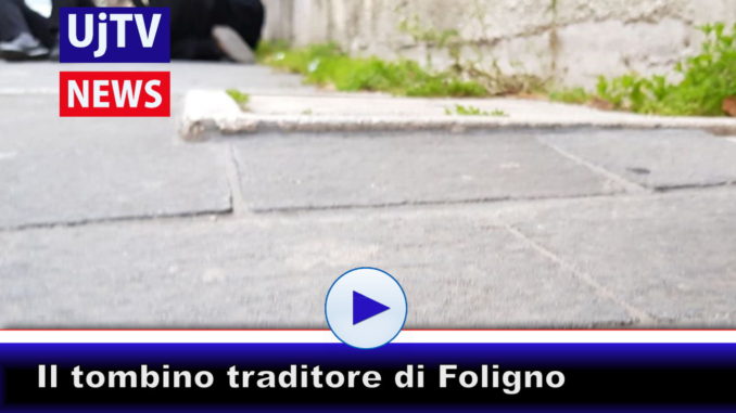 Inciampa in un tombino a Foligno, frattura omero per signora romana