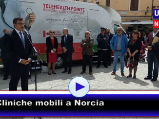 Due cliniche mobili di telemedicina, inaugurate a Norcia