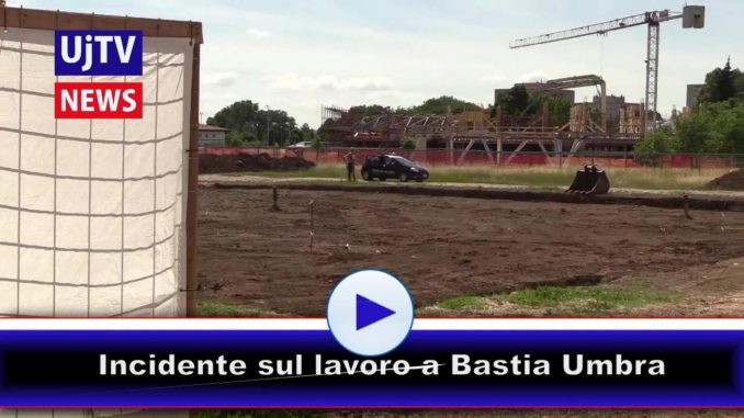 Incidente sul lavoro a Bastia Umbra, operaio cade, trasportato in ospedale