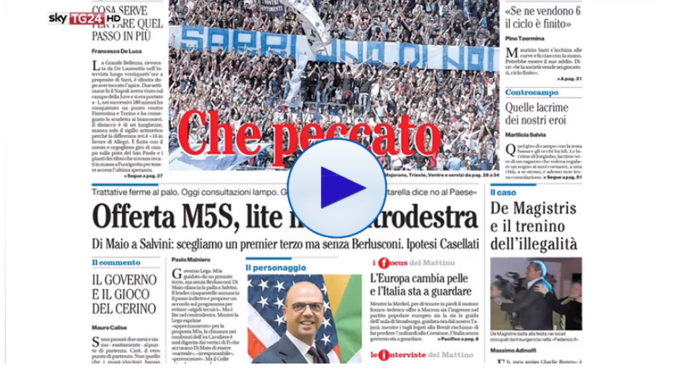 Rassegna stampa nazionale, le notizie sui giornali di oggi