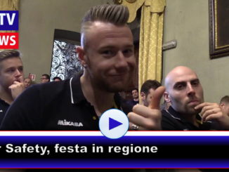 Volley, Sir Safety, festa a Perugia per celebrare il Triplete