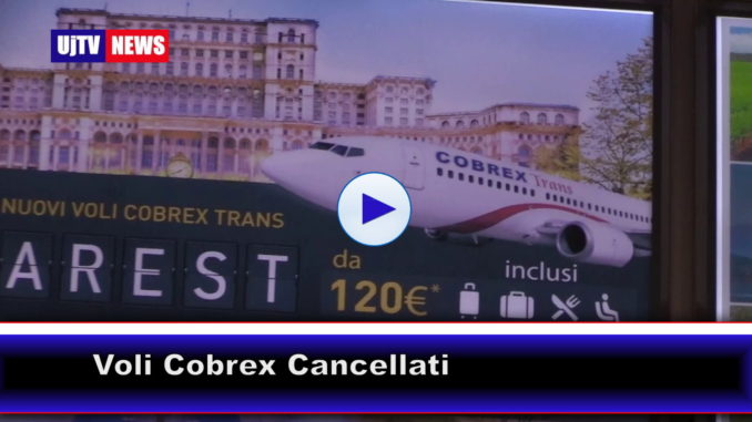 Cancellazione Voli Cobrex, la reazione dello scalo umbro