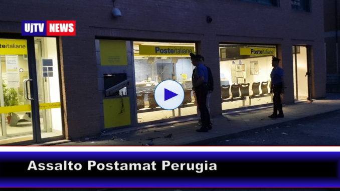 Esplosione Postamat di via Settavalli a Perugia, ladri fuggono a mani vuote