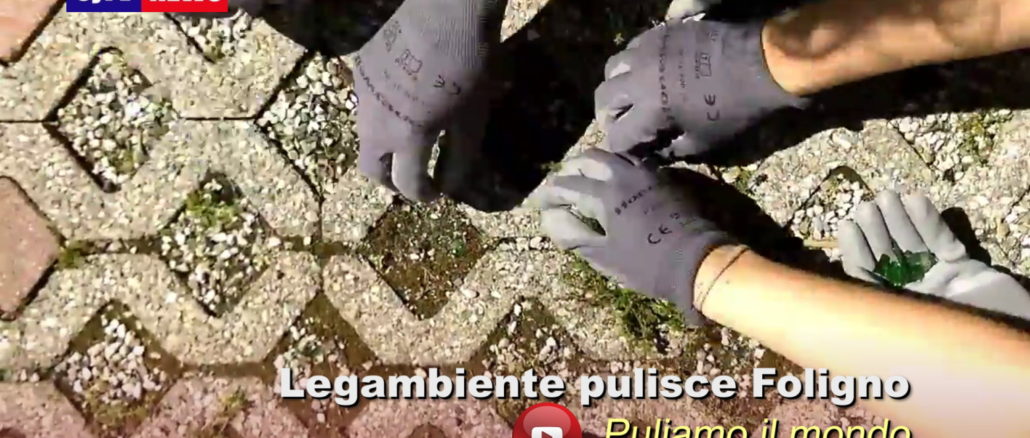 Foligno, puliamo il Mondo, Legambiente pulisce la città