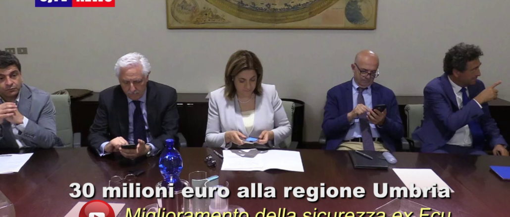 Trenta milioni euro alla regione Umbria, anche per ex Fcu