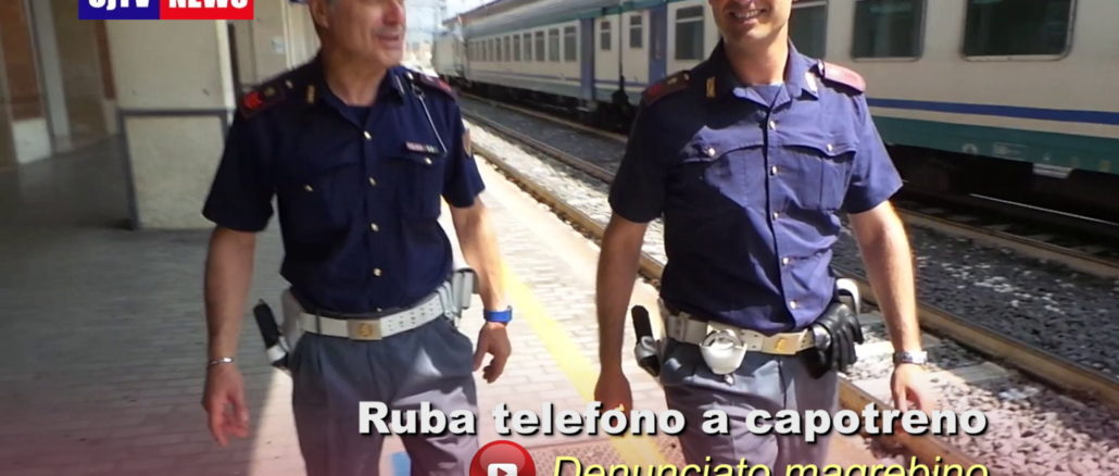 Ruba telefono cellulare al capotreno oltre che viaggiare senza biglietto