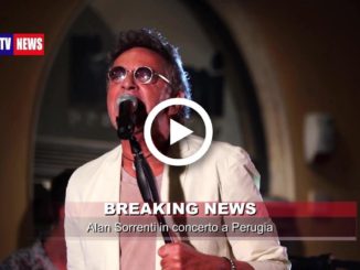 Alan Sorenti in concerto in piazza della Repubblica a Perugia Vivo live