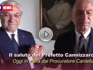 Prefetto Cannizzaro ha salutato Procuratore Generale Cardella