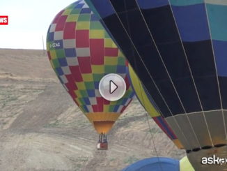 Decine di mongolfiere in volo sull'Umbria e i suoi vigneti
