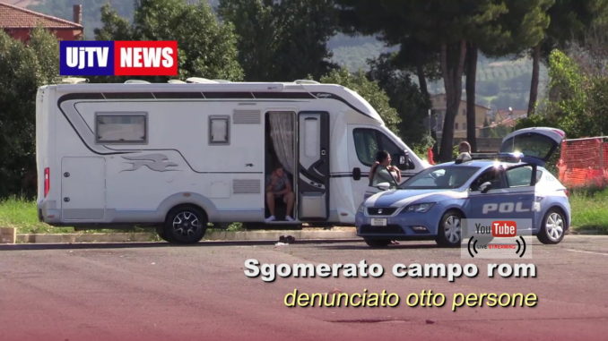 Rom a Bastia Umbra, blitz della polizia, otto persone denunciate