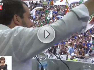 Pontida, Matteo Salvini rinnova i suoi impegni e vuole una Lega europea