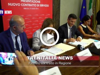 Trasporto ferroviario, Regione Umbria sottoscrive contratto con Trenitalia.