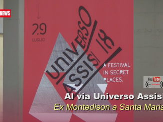 Universo Assisi, inaugurata l'installazione di Luca Trevisani