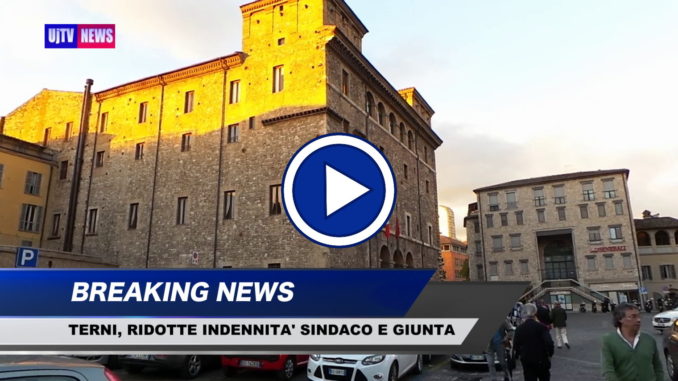 Terni, Bilancio 2018, sindaco e giunta si riducono indennità