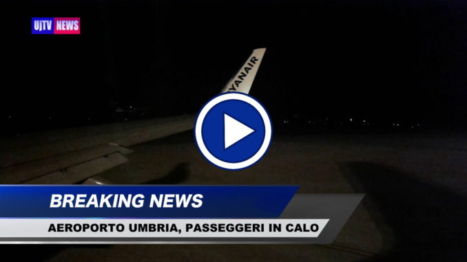 Aeroporto Umbria, primo semestre in calo, 10 mila passeggeri in meno