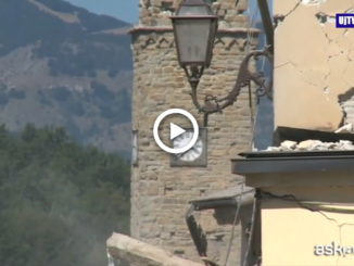 Amatrice, due anni dal sisma: l'orologio simbolo fermo alle 3.36