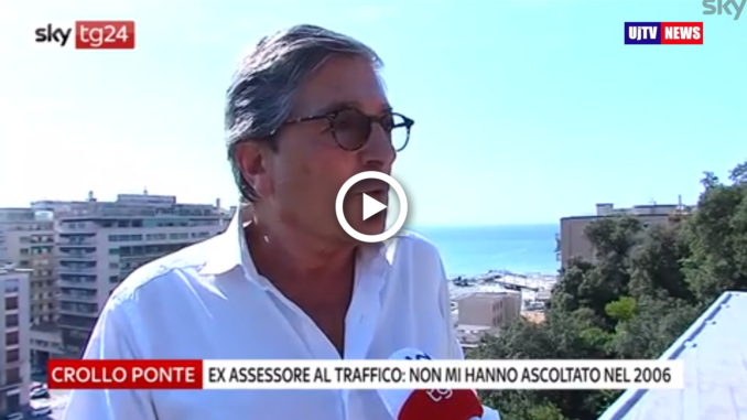 Crollo Genova, ex assessore traffico: non mi hanno ascoltato