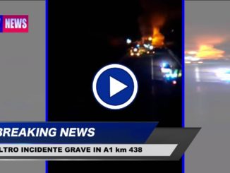 Altro grave incidente in A1 in serata, mezzi pesanti coinvolti, un morto