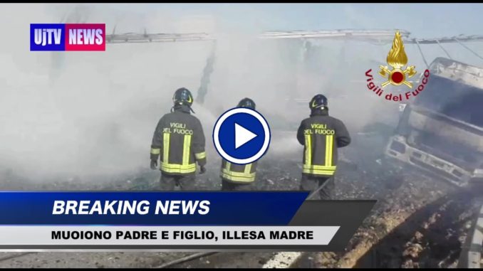 Padre e figlio muoiono in A1, arrestato autista camion coinvolto nella tragedia
