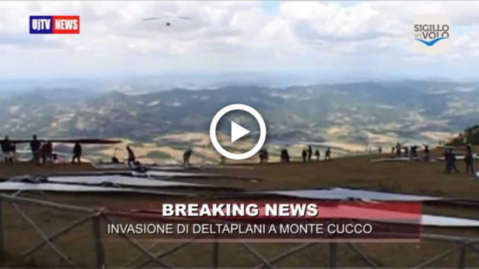 Trofeo Internazionale di Volo Libero, invasione di deltaplani al Monte Cucco