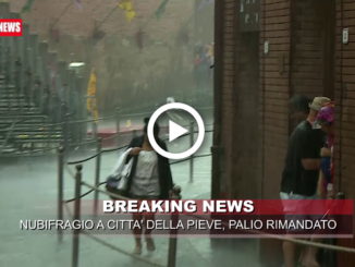 Maltempo a Città della Pieve, Palio dei Terzieri rinviato al 26 agosto