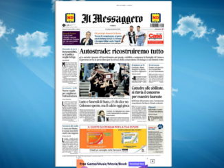 Il Messaggero del 18 agosto 2018 sfogliabile